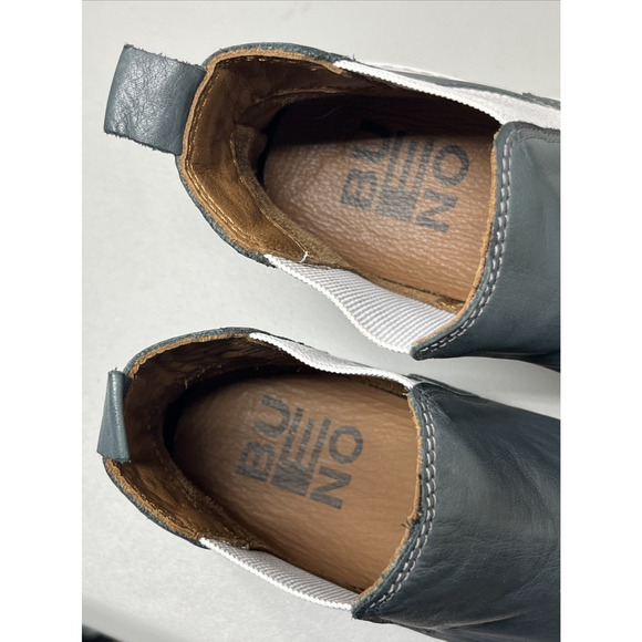 Bueno Rant Chelsea Ankle Boot Sneaker 39 US 8.5-9 Gray Leather Pull On High Top - Picture 7 of 8